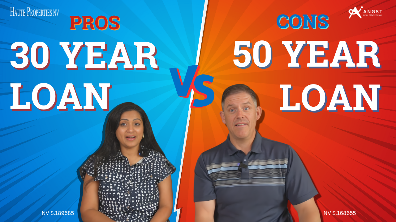 30 year vs 50 year loan with images fo Ken Angst and Neetha Gorla