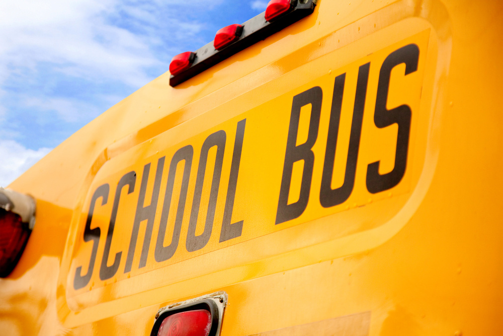 School Bus zoomed in