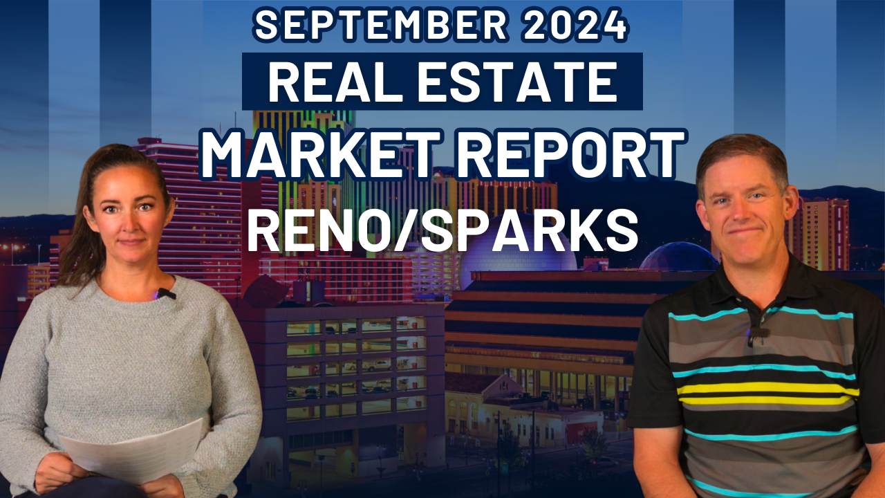 September Real Estate Market Report Reno/Sparks with images of Elena Boland and Ken Angst